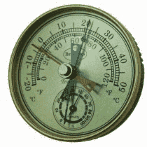 Barometer Aneroid Gilt