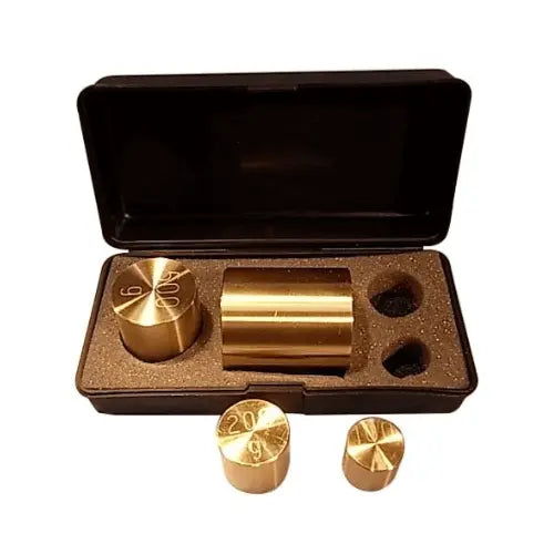 Cylindrical Weights Brass Set