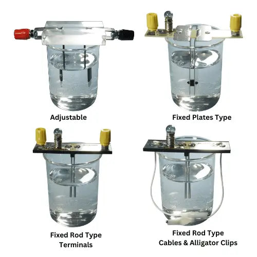 Electrodes Fixed or Adjustable Plates | Lab Equipment | Science Equip ...
