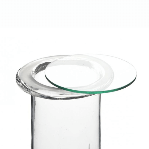 Gas Jar With Ground One Side Cover