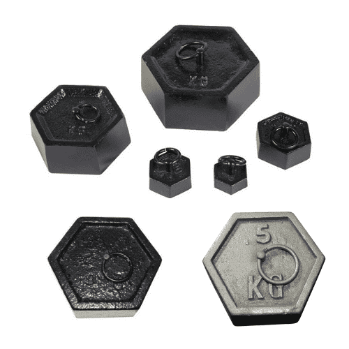 Hexagonal Weight Cast Iron With Ring