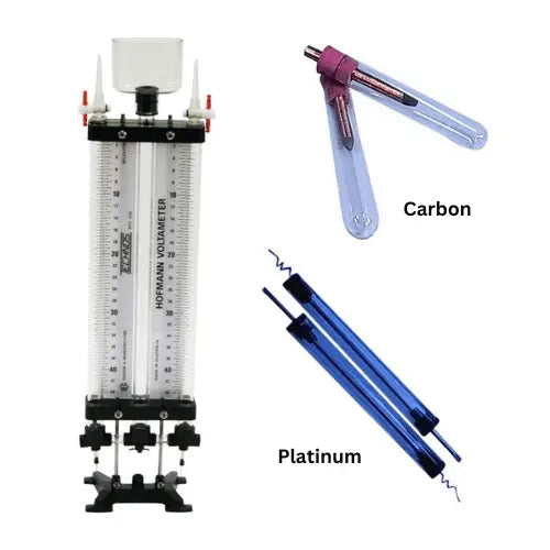 Hoffmann Voltameter and Spare Electrodes