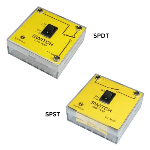Stdp Rocker Switch Rocker Switch SPDT SPST | 2 POS with 4mm Sockets | Science Equip ...