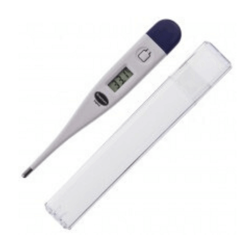 Clinical Digital Thermometer With Case and Clip