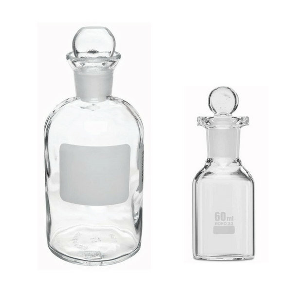 BOD Bottles, Borosilicate Glass -  Science Lab Equipment | Science Equip Australia