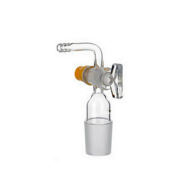 Cone Adapters Bend with Glass Stopcock -  Science Lab Equipment | Science Equip Australia