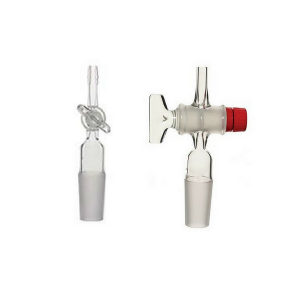 Cone Adapters Straight with Glass Stopcock -  Science Lab Equipment | Science Equip Australia