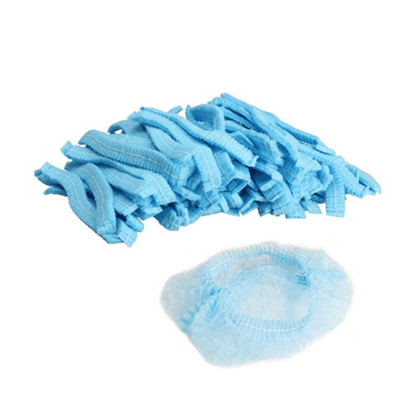 Crimped Hairnet Disposable Blue -  Science Lab Equipment | Science Equip Australia