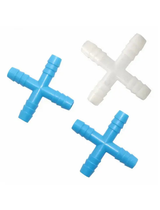 Cross Connectors, Polypropylene -  Science Lab Equipment | Science Equip Australia