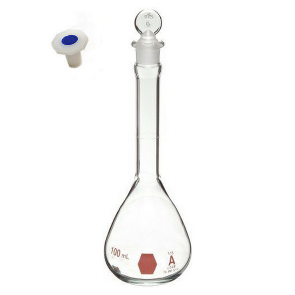 Volumetric Flasks, Borosilicate Clear Glass, Class A -  Science Lab Equipment | Science Equip Australia