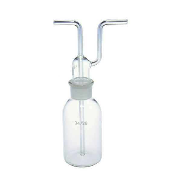 Gas Washing Bottles with Head