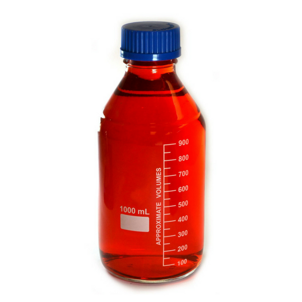 Reagent Screw Cap Laboratory Bottles, Borosilicate Amber Glass -  Science Lab Equipment | Science Equip Australia