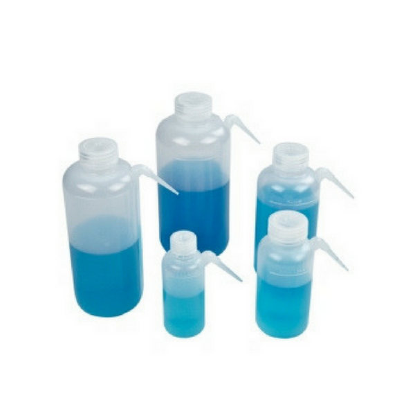 Wash Bottles, Fixed Straw, LDPE -  Science Lab Equipment | Science Equip Australia